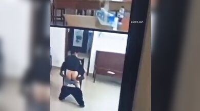 山东潍坊于河镇两干部 咋不动球 哎哎射了 村书记与妇女主任忘关摄像头 性爱视频流出